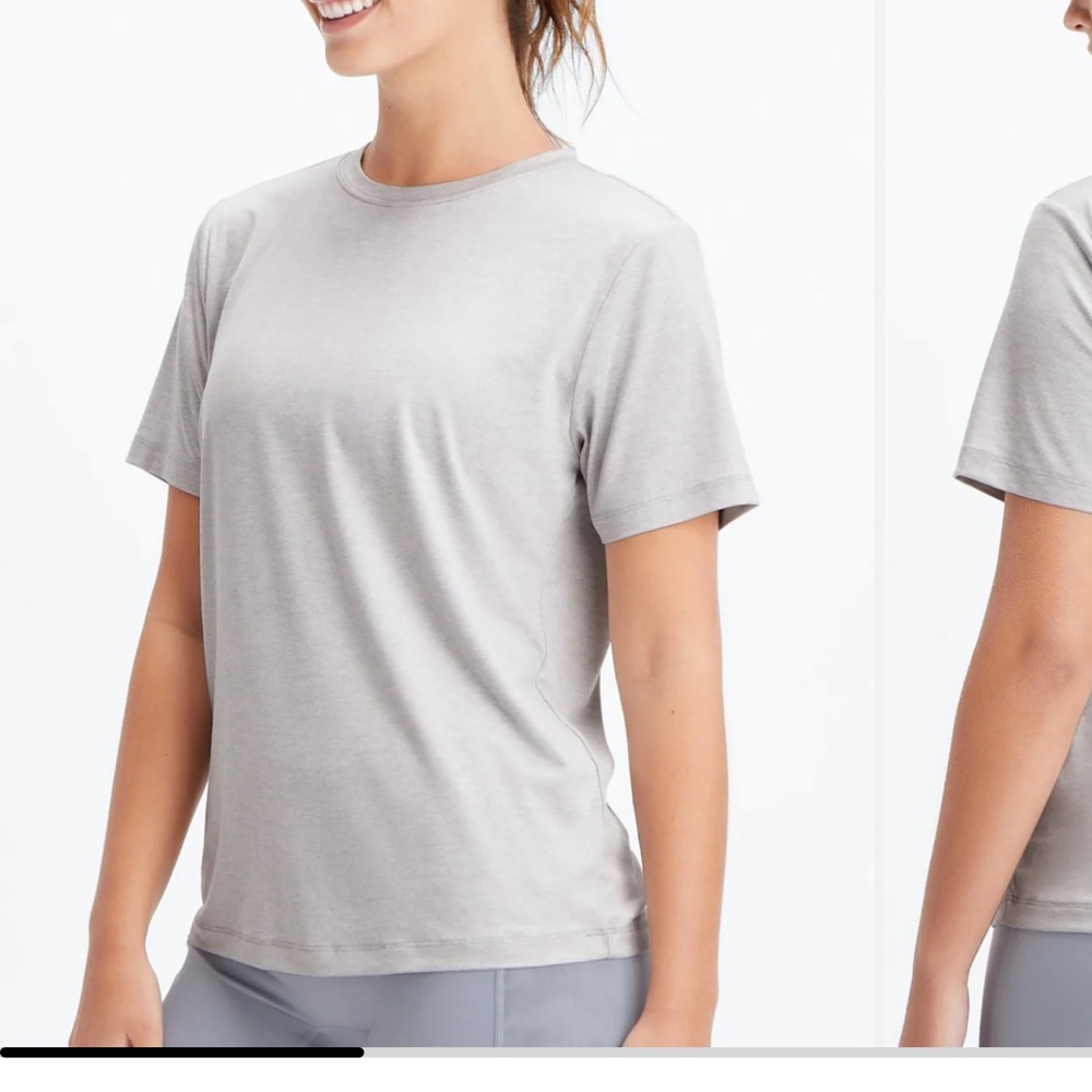 Heather Grey Workout Tee by Fabletics